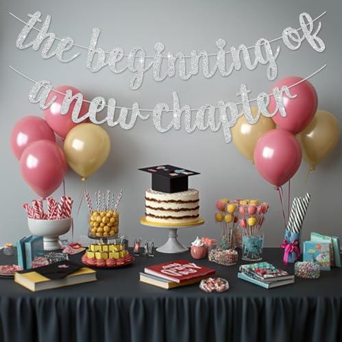 BEISHIDA Silver Pre-Strung Glitter The Beginning of A New Chapter Banner - Image 6
