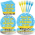 96Pcs Cartoon Story Birthday Party Decorations Serves 24 by Greencian