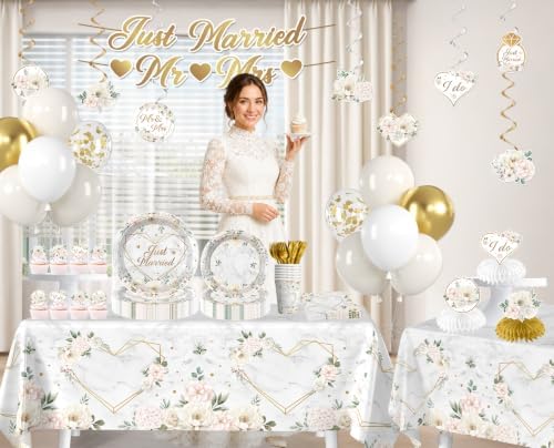Wedding Party Decorations Tableware Set, Serves 20 - Image 3