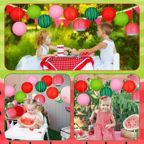 Panelee 12 Pcs Watermelon Party Decorations Summer Party Decorations 8 Inch - Image 6