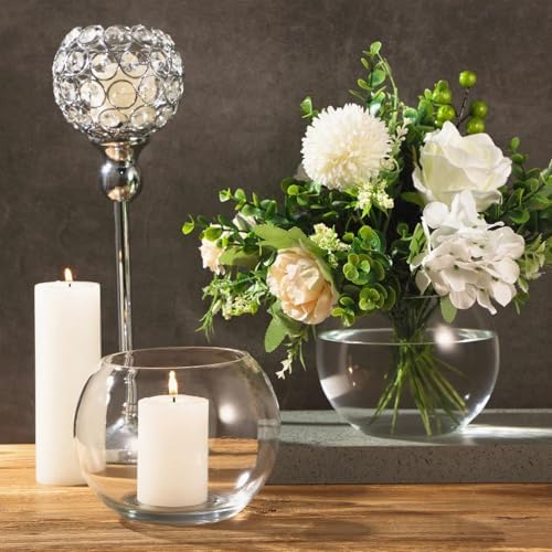 Sawysine 12 Pcs Bubble Bowl Vase Centerpiece 6''W x 5''H - Image 6