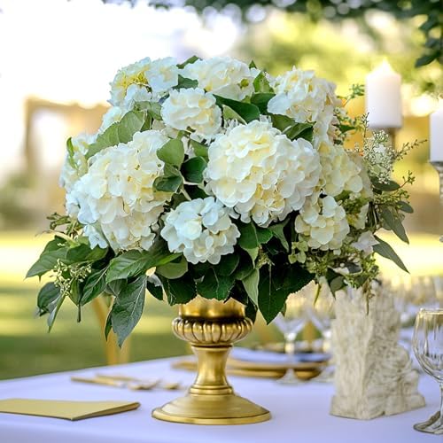 Auihiay 304Pcs Hydrangea Artificial Flowers Bulk, Silk Hydrangeas Flowers - Image 5