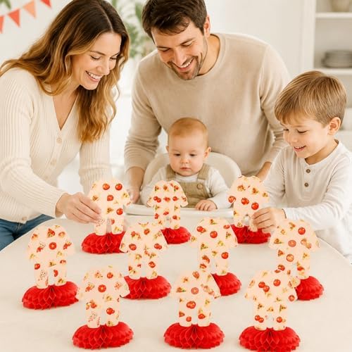 9 Pcs Special Delivery Pizza Baby Shower Party Centerpieces - Image 5