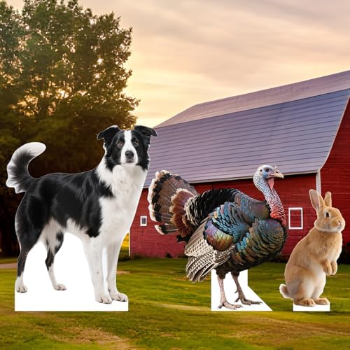 Turkey Cardboard Cutout, 4FT Life Size Standup, 1PC - Image 5