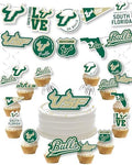 USF Merch Decorations South Florida Party Decor Graduation 42 Pc by PartyKandyDecorGifts