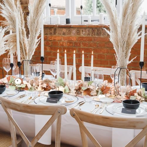 DearHouse Fall Maple Leaf Garland, 5.9Ft Hanging Vine Artificial Autumn Foliage for Thanksgiving, Home, Wedding, Fireplace, Party, Christmas Decor (White) - Image 4