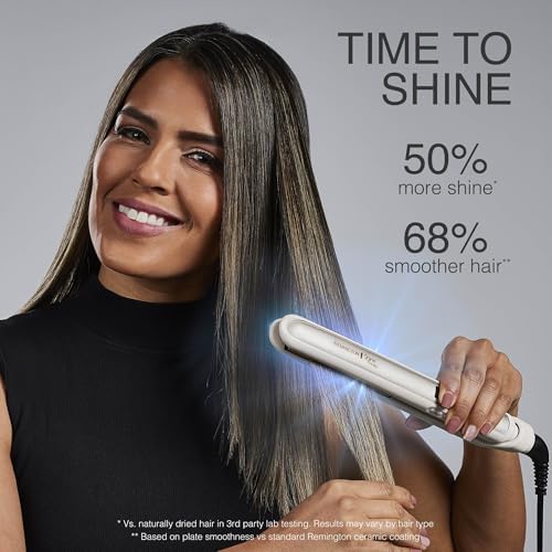 Remington Shine Therapy 1 Inch Hair Straightener, Argan Oil & Keratin - Image 5
