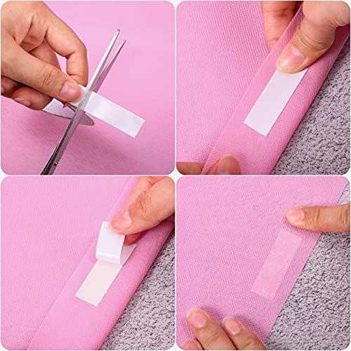 Pink Carpet Runner for Wedding Party Aisle with Tape - Image 3