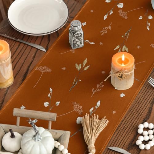 Artoid Mode 210 GSM Fall Table Runner Home Party Decor 13x36 Inch - Image 4