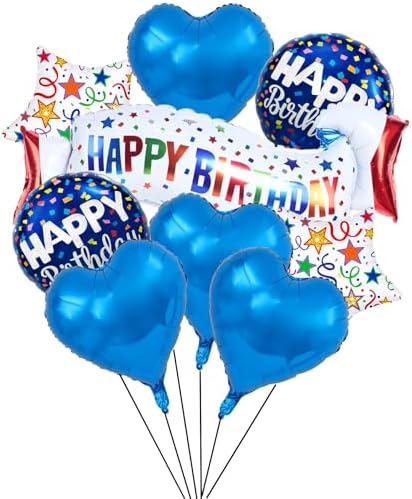 Birthday Decoration Set Colorful Happy Birthday Banner Balloon for Party Decorations and Party Supplies (Birthday M) by OSAMUHA