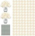 Auihiay 204Pcs Hydrangea Artificial Flowers Bulk, Artificial Hydrangea Flowers by Auihiay