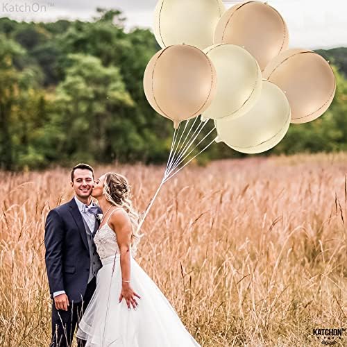 KatchOn White Sand Balloons 22 Inch, Pack of 6 - Image 6