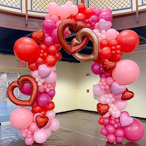 Voircoloria 110pcs Hot Pink Latex Party Balloons, 12inch - Image 6