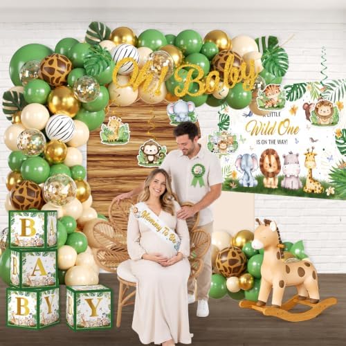 Safari Baby Shower Decorations Decorations, All-in-One Set for 30 Guests - Image 4