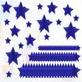 70 Pcs Blue Star Centerpieces for Movie Night Party Decorations 3D 2025 Graduation Table Decor 3 Sizes 8" 5" 3" Red Carpet Film Show Theme Birthday Party Back to School Table Decor Independent Day by MISAKTEAM