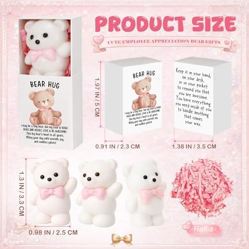 48 Sets Bear with Pink Bow Gifts Coquette Party Favors - Image 2
