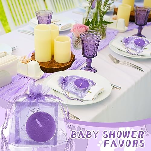 Geosar 50 Sets Baby Shower Party Favors,Purple - Image 5
