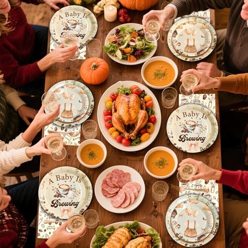 180Pcs Halloween Ghost Party Supplies Paper Plates and Napkins Serve 60 - Image 7