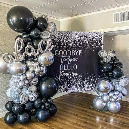 Voircoloria 66pcs Black Latex Party Balloons, 12inch - Image 6