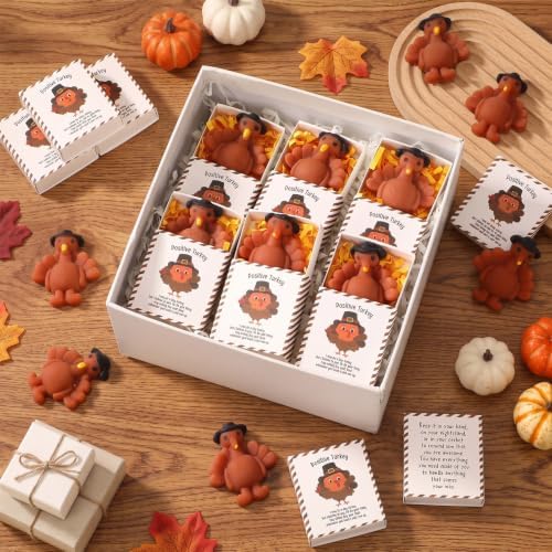 12 Sets Thanksgiving Positive Gifts Fall Turkey Party Favors - Image 4