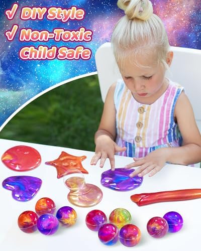 24 Pack Galaxy Slime Party Favors Classroom Prizes for Kids Teens 4-8, 8-12 - Image 5