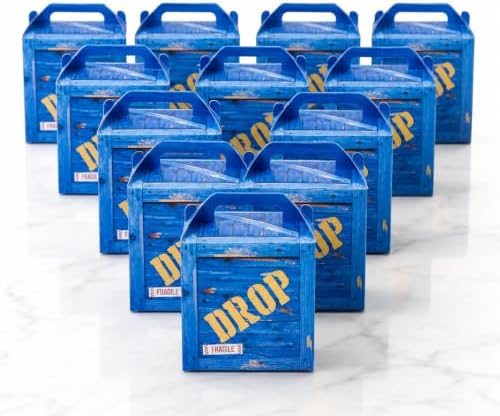 Glittery Garden Game Party Military Supply Loot Drop Box Party Favors. Decoration and Gift Bags, Gaming-Themed Birthday Activities and Party Supplies (12-pack) by GlitteryGarden