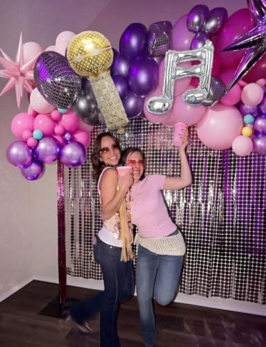 Pink and Purple Balloon Garland Arch Kit，Birthday Party Decor - Image 4
