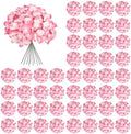 Auihiay 64Pcs Hydrangea Artificial Flowers Bulk, Faux Hydrangeas Heads by Auihiay