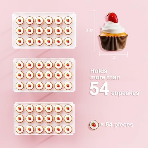Bakzon 3 Pieces Cupcake Stand Holder, White Acrylic Dessert Table Display Set with Iron Support Legs for Birthday Candy Bar Décor Weddings, Parties Events - Image 6