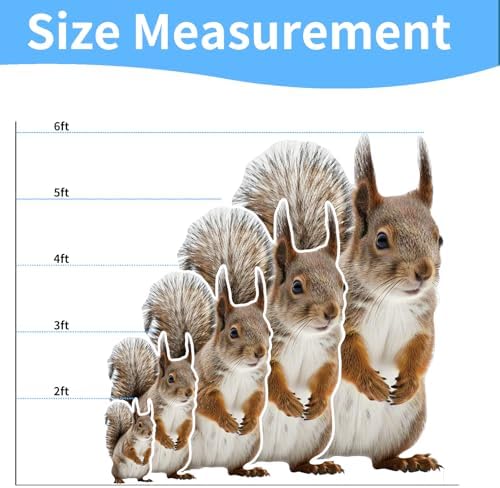 Squirrel 1FT Life Size Cardboard Cutout, Standup, 1 PC - Image 2