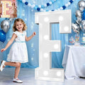 Pooqla 3 FT Marquee Letters, Light Up Letter F, Cool White and Warm White by Pooqla