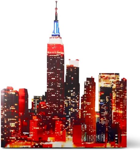 Colingmill 5 ft Skyline Scene Buildings Cutout New York Party Decoration by Colingmill