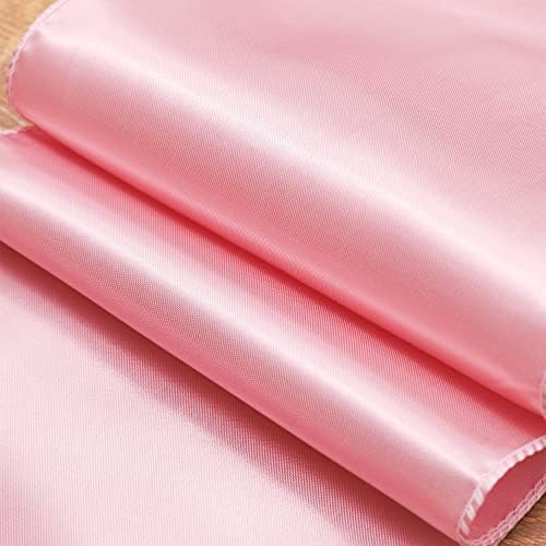 50 Pack Dusty Pink Satin Chair Sashes, 7X108 Inches Chairs Bows for Wedding - Image 6