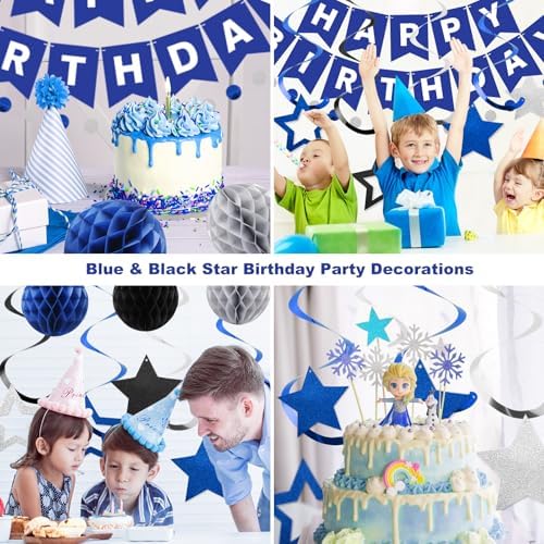 meowtastic Birthday Decorations Happy Birthday Banner with Honeycomb Balls - Image 4