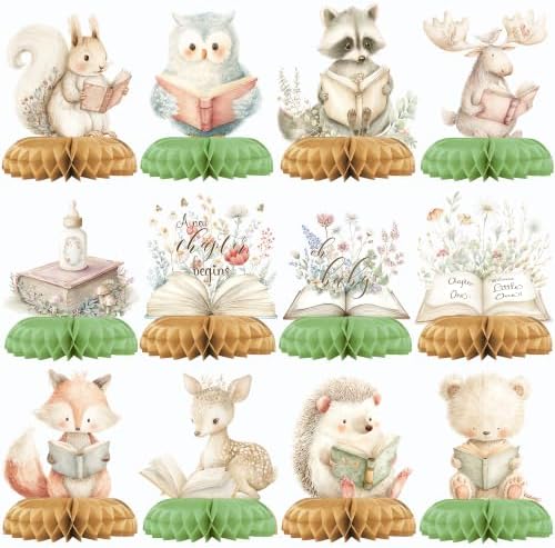 12 Pcs A New Chapter Begins Baby Shower Decorations, Table Centerpieces by Unknown