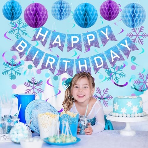 meowtastic Birthday Decorations Happy Birthday Banner with Honeycomb Balls - Image 6