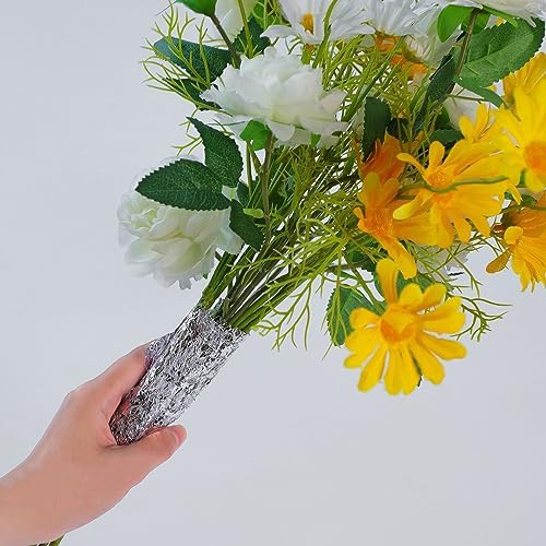 Snowkingdom Glitter Metallic Silver Table Runner 11 Inch x 32 Feet Thin Mesh Sparkle Runner Roll Silver Table Decorations for Wedding Bridal Shower, Baby Shower, Christmas, Birthday Party （1PC） - Image 6