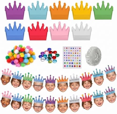 192 Pcs DIY Face Banner Kit Fun to One Birthday Decoration by Unknown