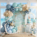tarfish Balloon Arch Kit, Under The Sea Birthday Decorations with 3 Starfish Foil Balloons, Ocean Theme Party Decorations for Ocean Baby Shower, Beach Birthday, Sea You Soon Baby Shower, Coastal Party by Unknown