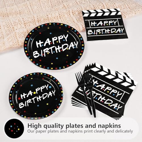Greencian 96Pcs iFriends Birthday TV Show Party Decoration, Serve 24 - Image 3