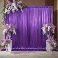 10x10ft Thick Purple Glitter Backdrop Curtain Panels for Parties, Wrinkle Free Sequin Sparking Photo Backdrop Drapes, 2 Panels 5x10ft Shimmer Back Drop Cloth for Wedding Birthday Photography by Outpain