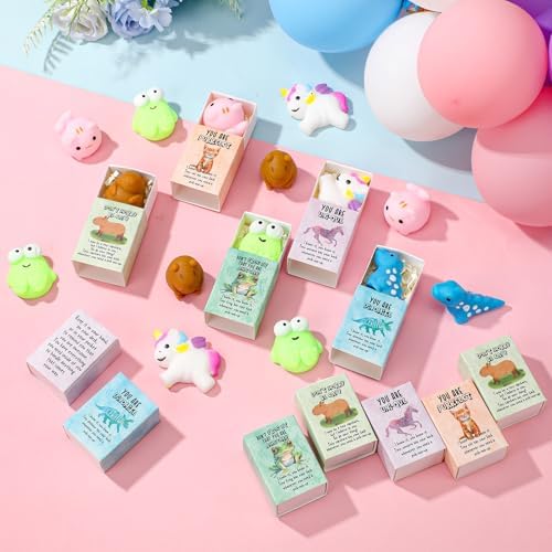 25 Sets Positive Gifts Animal Birthday Party Favors with Support Boxes - Image 4