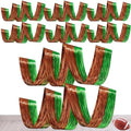 Breling 8 Pcs Green Brown Ceiling Fringe Curtains, Football Foil Drapes by Breling