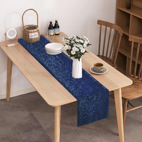 10 Packs 12 x 72 inches Navy Sequin Table Runner - Image 6