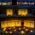 Homemory It was Always You Light Up Letters with 24 Tea Lights by Homemory