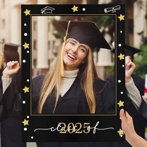 Beeveer 32 x 24 in Large Photo Booth Selfie Frame Props, Black Vertical - Image 5