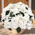 Upgraded 7-Head Hydrangea Artificial Flowers for Outdoor, UV Resistant by ECCELSO