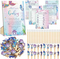 Patelai 321 Pcs Baby Shower Games Supplies, Mermaid by Patelai