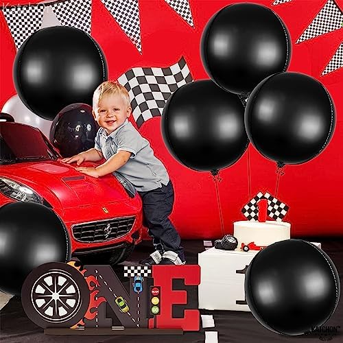 KatchOn Black Balloons - 22 Inch, Pack of 6, Black Foil Balloons, Birthday - Image 3