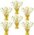Crowye 6 Pcs Gold Foil Spray Centerpieces, Wedding Table Decor, Medium Star by Crowye